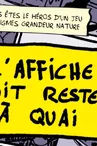 Enquête urbaine : L'affiche doit rester à quai